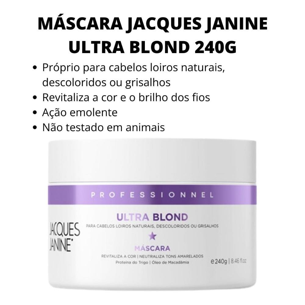 Máscara Jacques Janine Ultra Blond 240g 240g 2