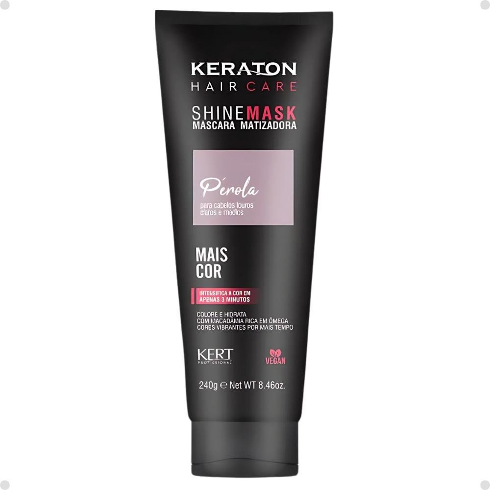 Máscara Matizadora Keraton Kert Shine Mask Pérola 240g 240g 1