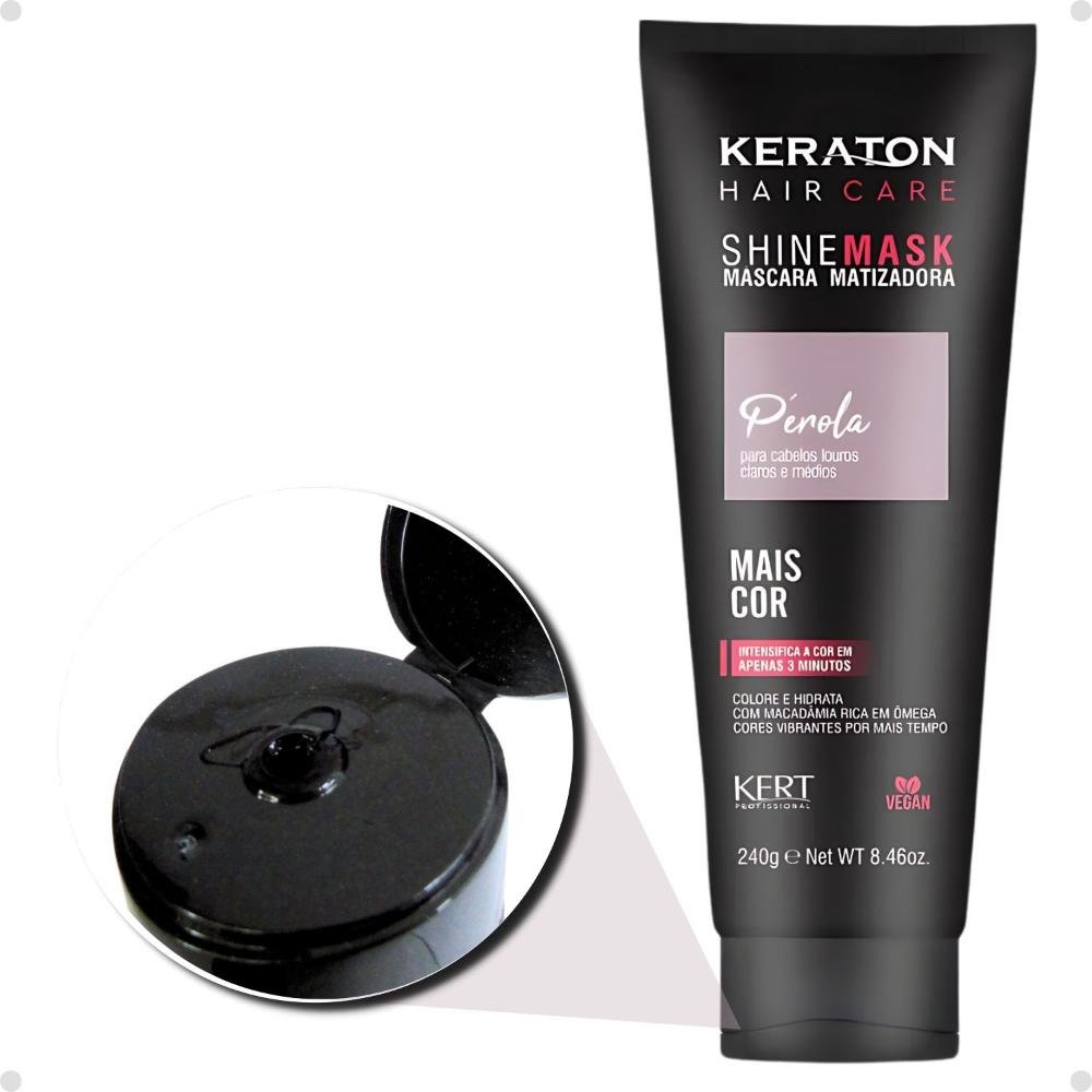 Máscara Matizadora Keraton Kert Shine Mask Pérola 240g 240g 3