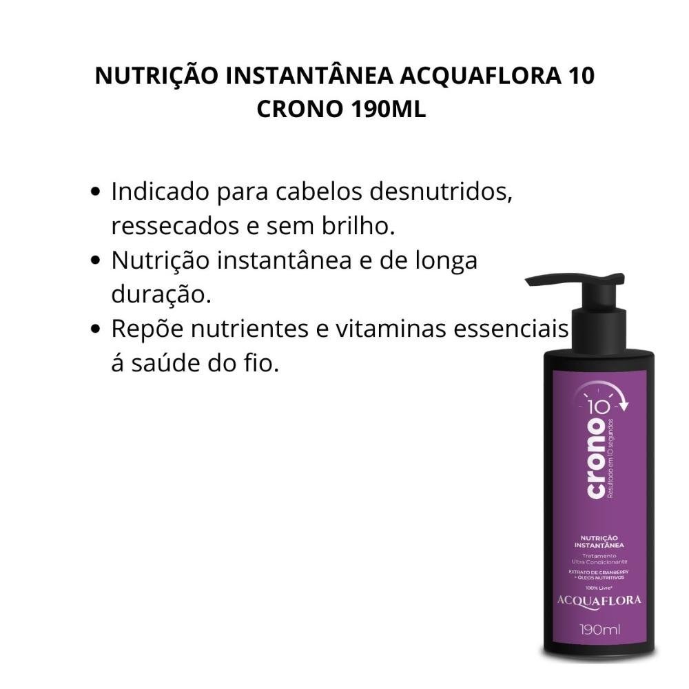 Nutrição Instantânea Acquaflora Crono 10 190ml 190ml 2