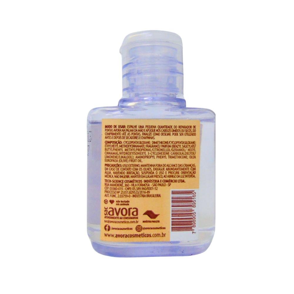 Reparador de Pontas Avora Silicone e Óleo de Oliva 30ml 30ml 3