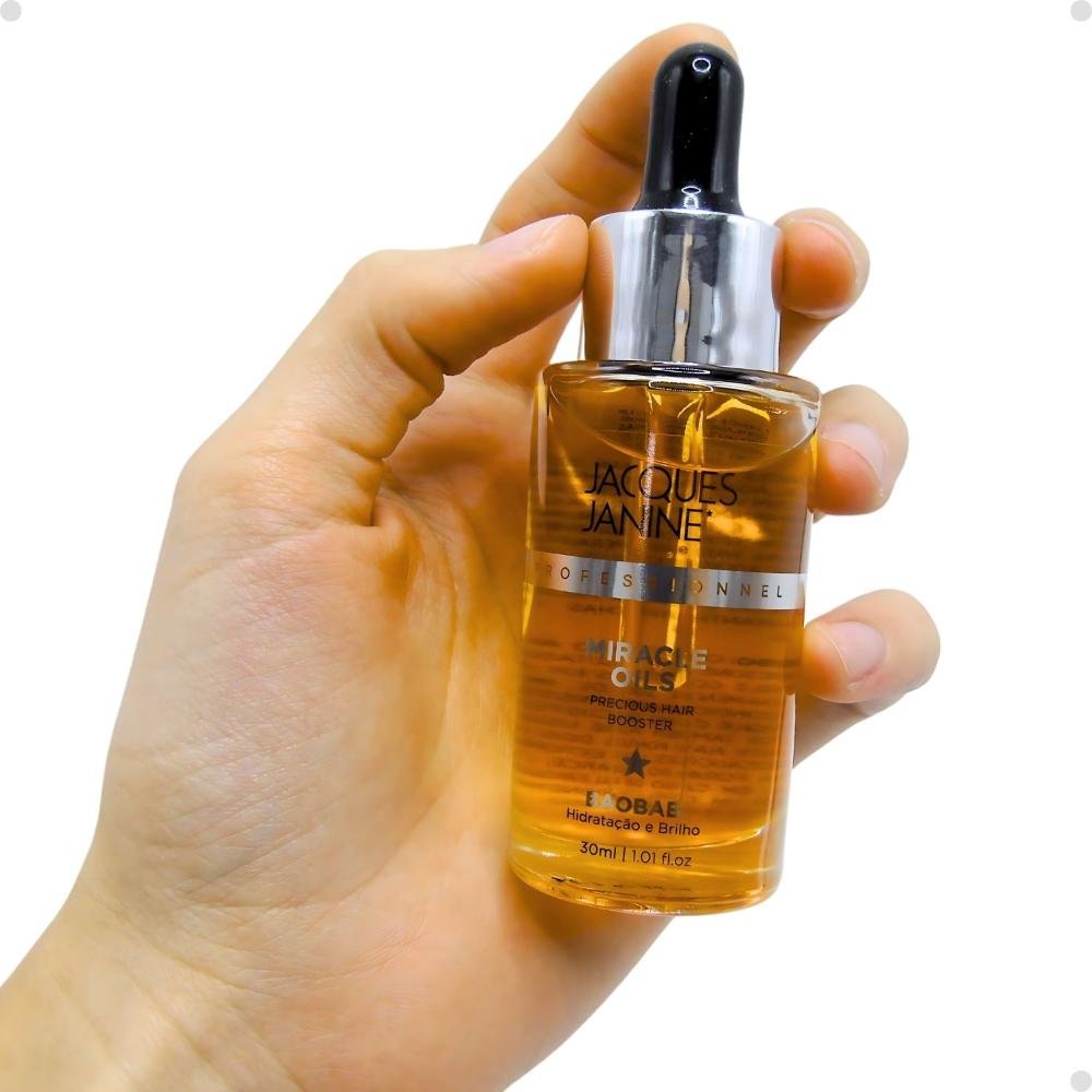 Óleo Jacques Janine Miracle Oils Baobab Hidratação e Brilho 30ml 30ml 4