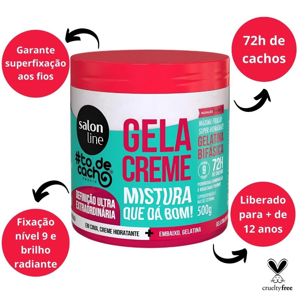 Gelacreme Salon Line #todecacho Definição Ultra Extraordinária 500g 500g 2
