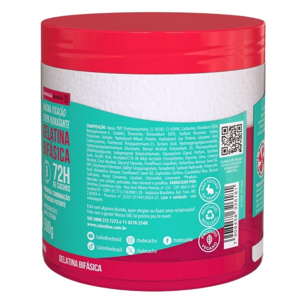Gelacreme Salon Line #todecacho Definição Ultra Extraordinária 500g 500g 4