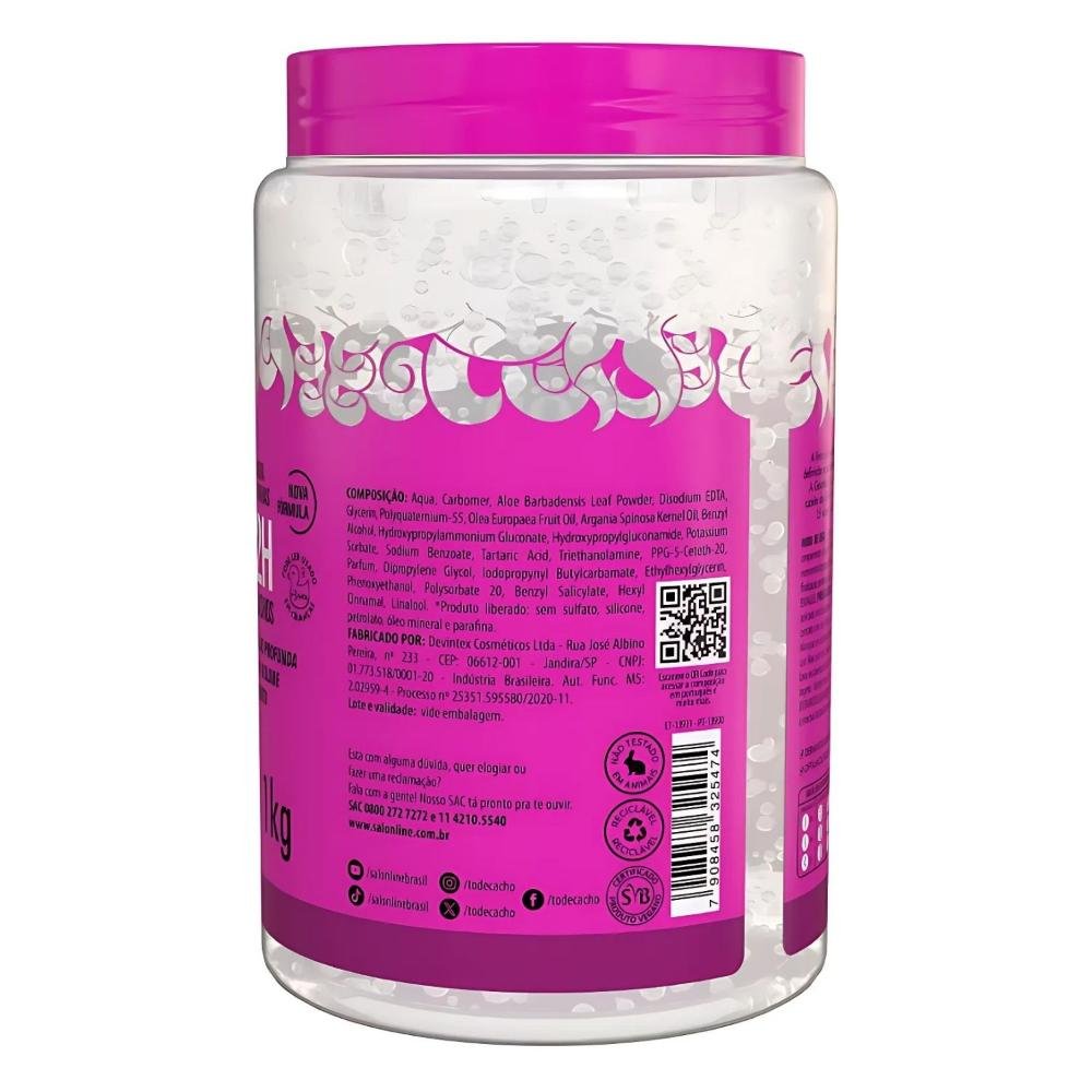 Gelatina Salon Line #todecacho Super Volume 1Kg 1kg 4