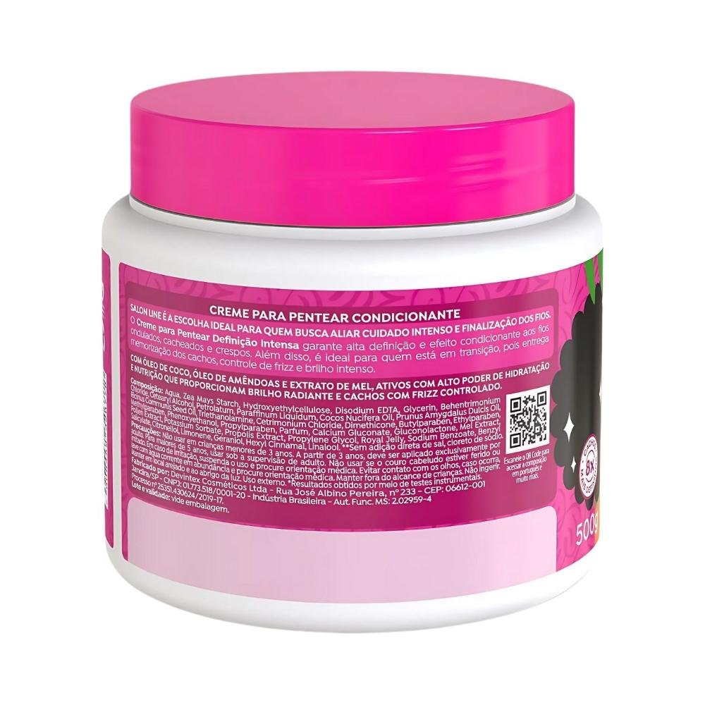 Creme para Pentear Salon Line Definição Intensa 500g 500g 3