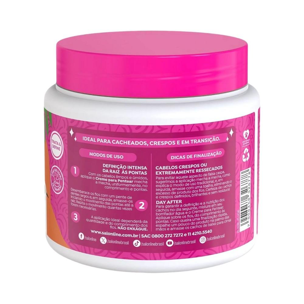 Creme para Pentear Salon Line Definição Intensa 500g 500g 4