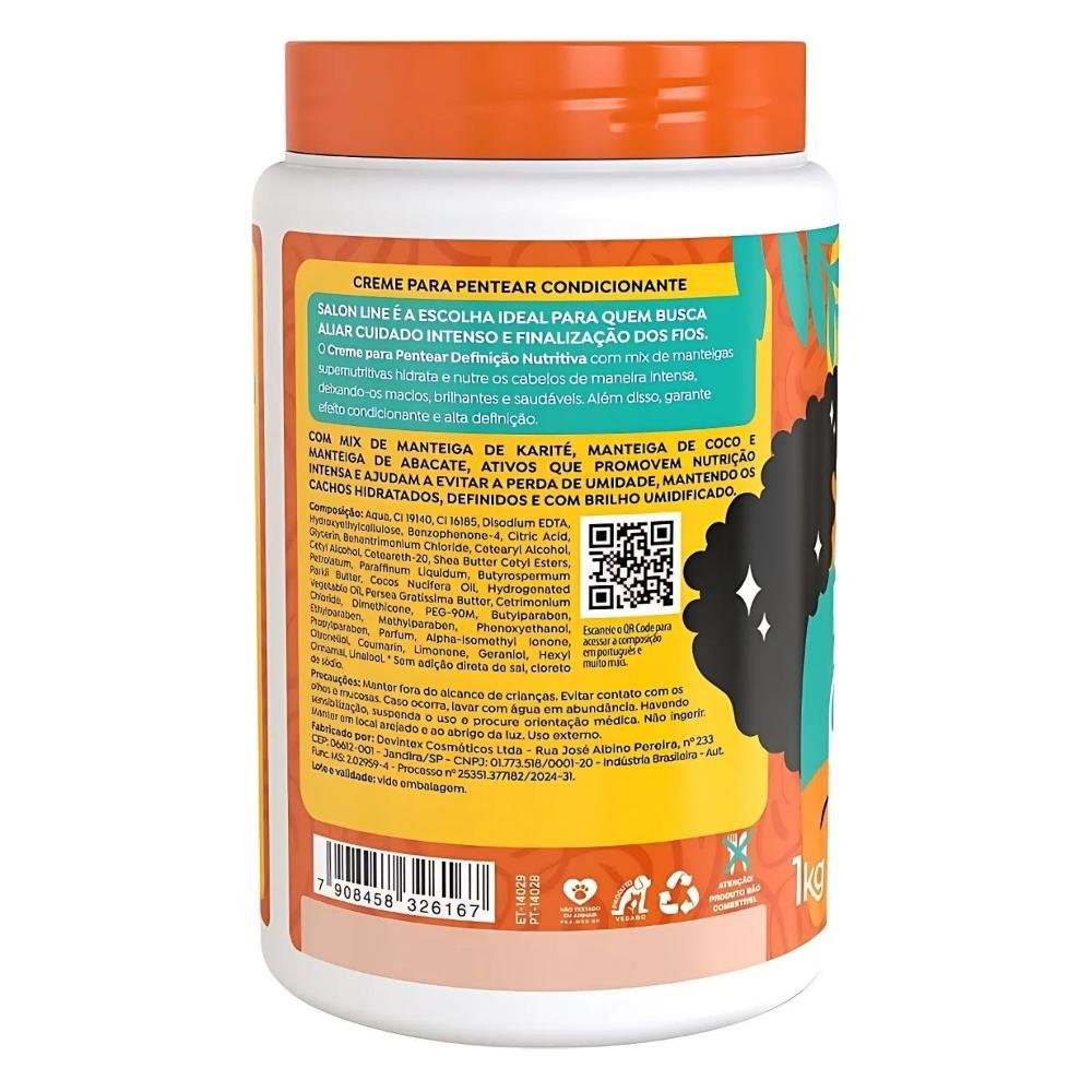 Creme para Pentear Salon Line Definição Nutritiva 1Kg 1kg 3