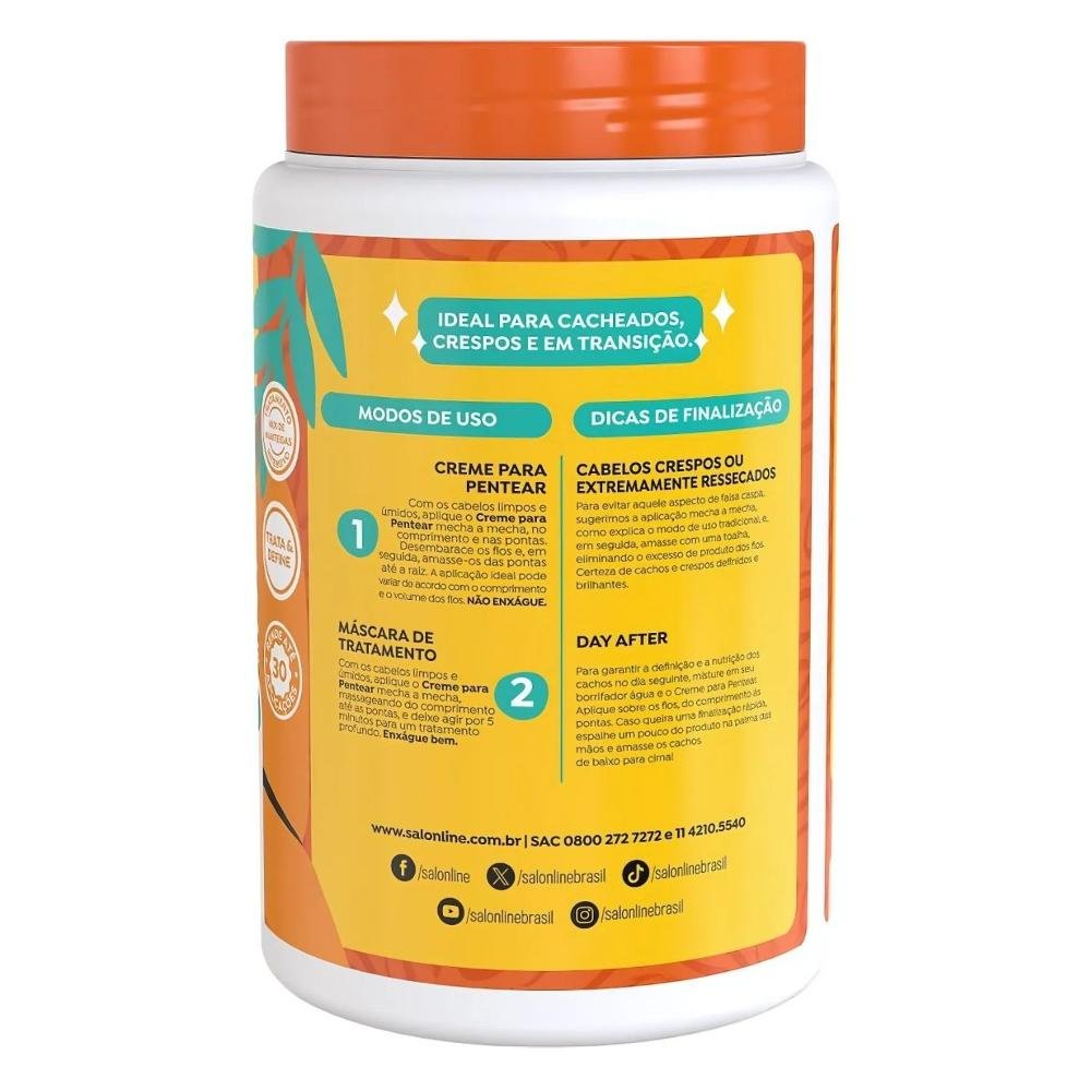 Creme para Pentear Salon Line Definição Nutritiva 1Kg 1kg 4