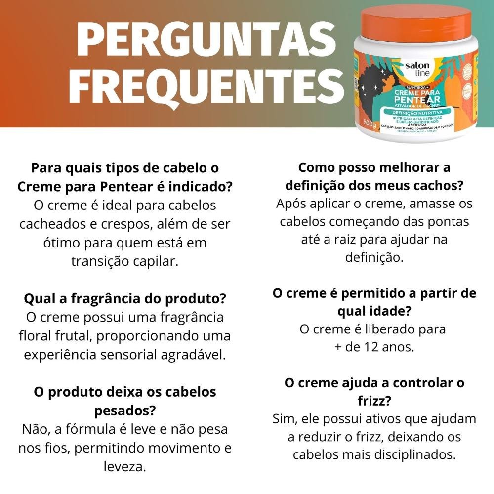 Creme para Pentear Salon Line Definição Nutritiva 500g 500g 6