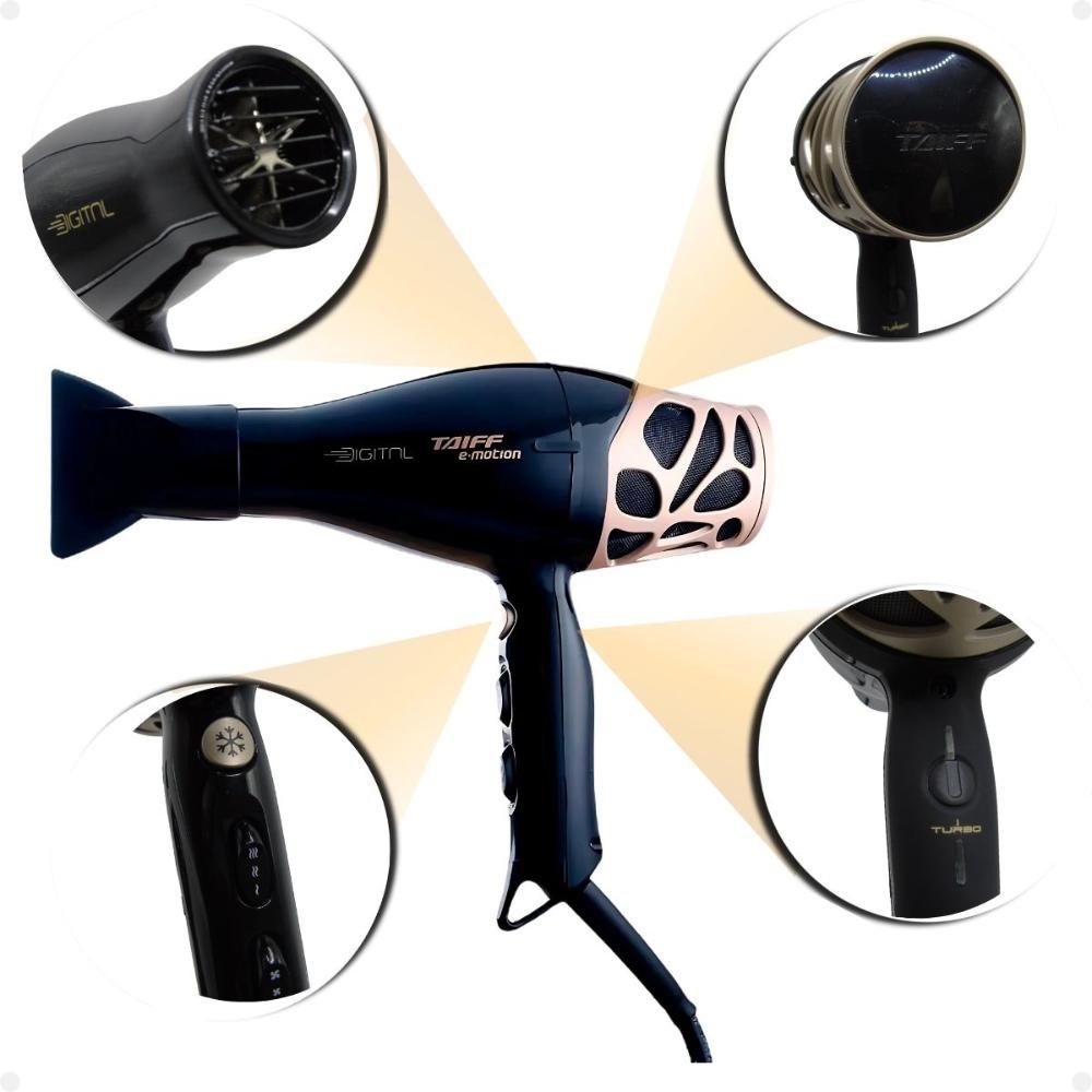 Secador Taiff Digital E-Motion 2500w 127v 127V 3