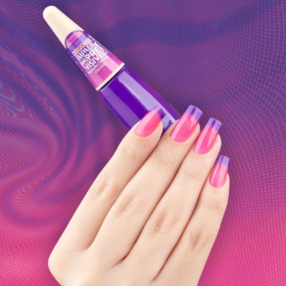 Esmalte Cremoso Impala (Im)Previsivel Duo Color Tranquila/Surtada 7,5ml Tranquila/Surtada 3