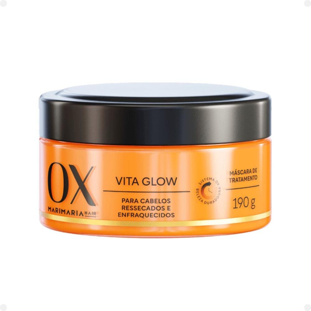 Kit Ox Mari Maria Hair Vita Glow: Shampoo, Condicionador, Máscara e Defrizante ÚNICO 5