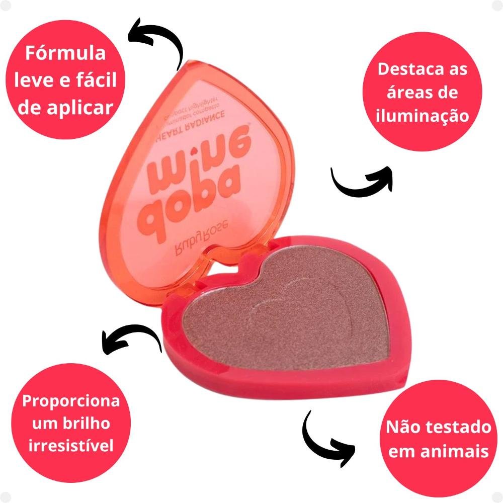 Iluminador Ruby Rose Dopamine Heart Radiance Eternal Aurora Hb-f1603-3 Eternal Aurora 2