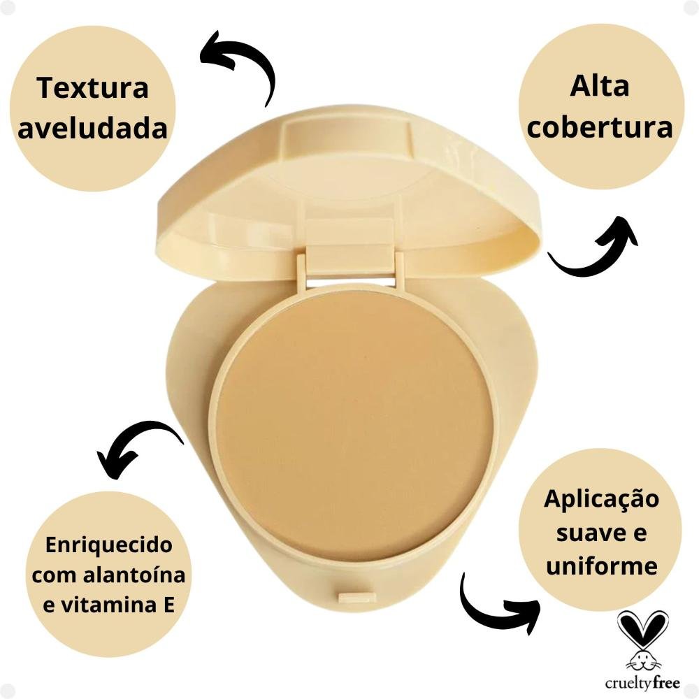 Pó Compacto Ruby Rose Glass Gpm10 Hb-863-5 Gpm10 2