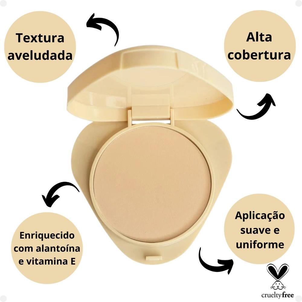 Pó Compacto Ruby Rose Glass Gpf20 Hb-863-2 Gpf20 2