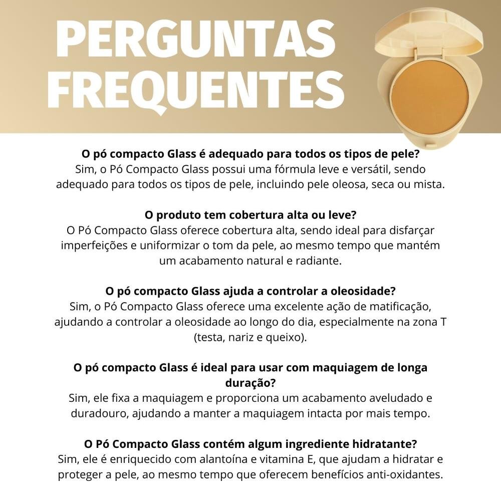 Pó Compacto Ruby Rose Glass Gpt20 Hb-863-9 Gpt20 7