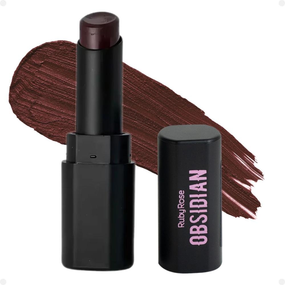 Batom Lipstick Ruby Rose Obsidian Cream Satin Ocs01 Hb-7000-1 Ocs01 1