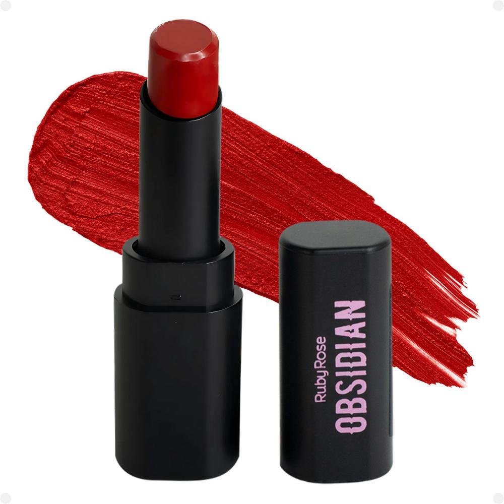 Batom Lipstick Ruby Rose Obsidian Cream Satin Ocs03 Hb-7000-3 Ocs03 1