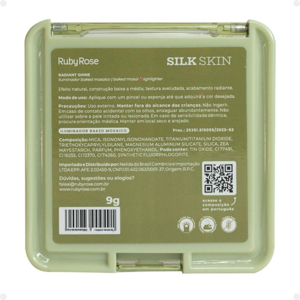 Iluminador Ruby Rose Silk Skin Radiant Shine Golden Mirage Hb-F1600-2 Golden Mirage 6