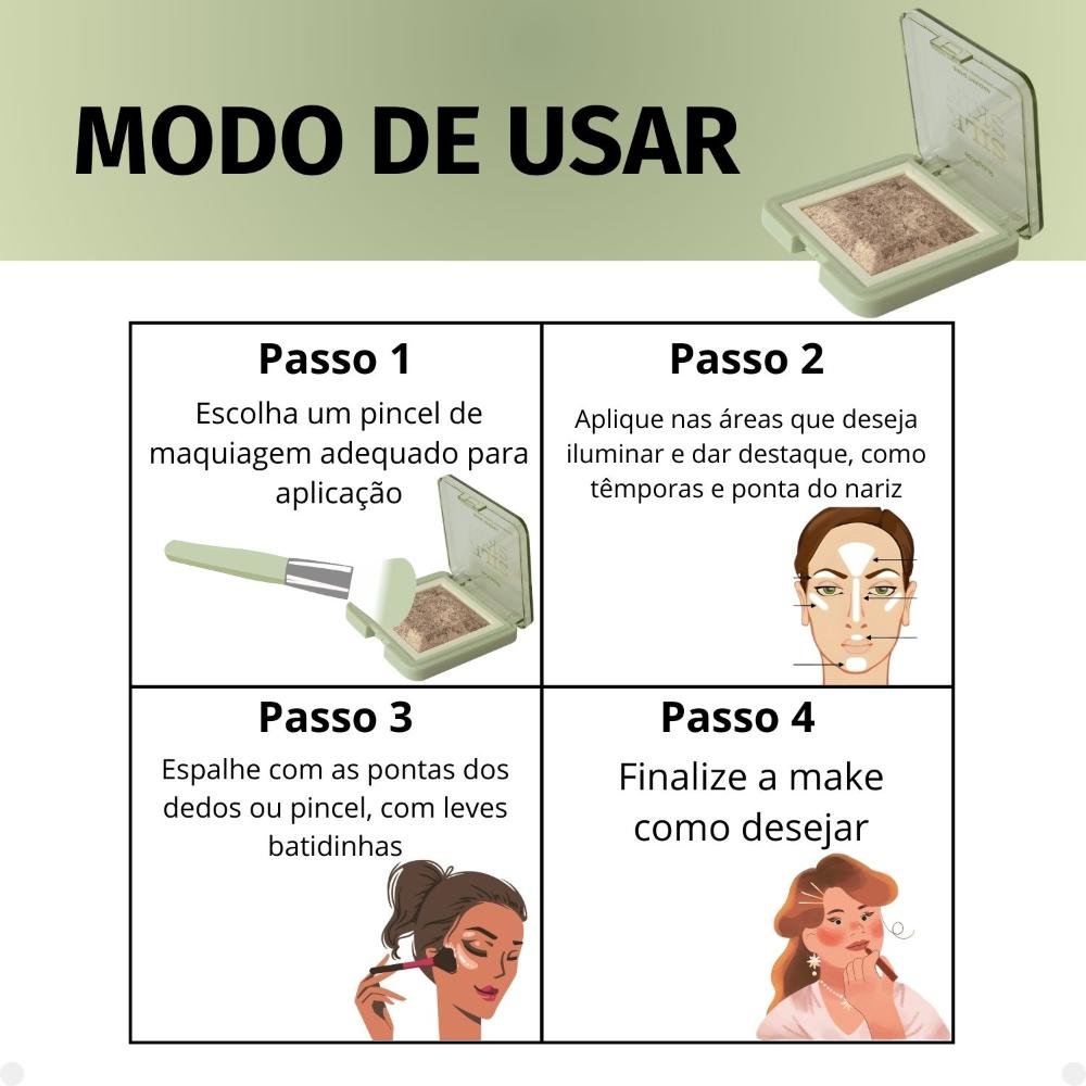 Iluminador Ruby Rose Silk Skin Radiant Shine Warm Glow Hb-F1600-3 Warm Glow 7