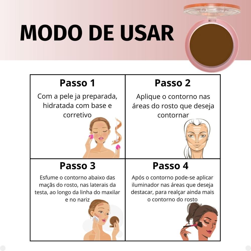 Contorno Cremoso Ruby Rose Smooth Contour Nutmeg Hb-m201-2 Nutmeg 6