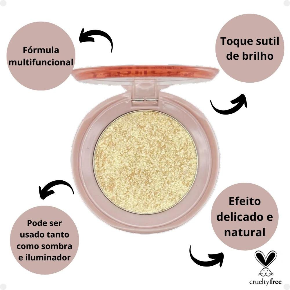 Sombra e Iluminador Ruby Rose Twinkle Touch Golden Daze Hb-m1004-2 Golden Daze 2