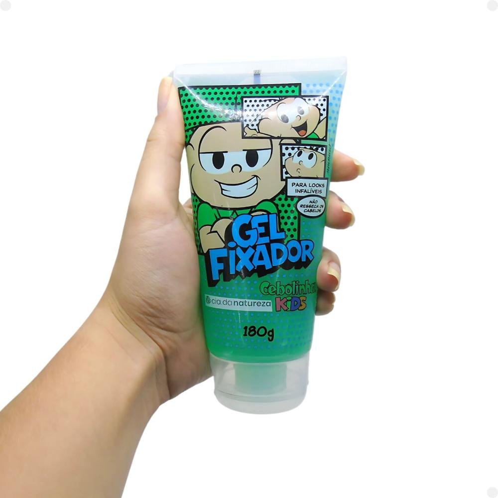 Gel Fixador Cia da Natureza Cebolinha Kids 180g 180g 5