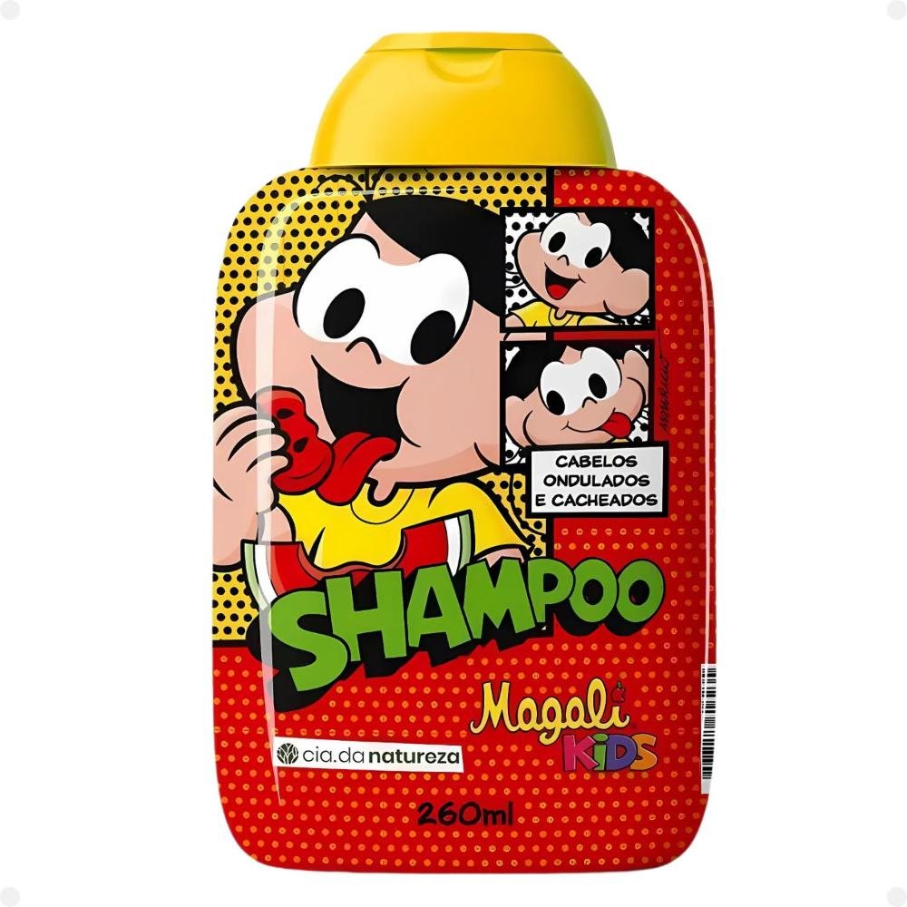 Shampoo Cia da Natureza Magali Kids Cabelos Ondulados e Cacheados 260ml 260ml 1