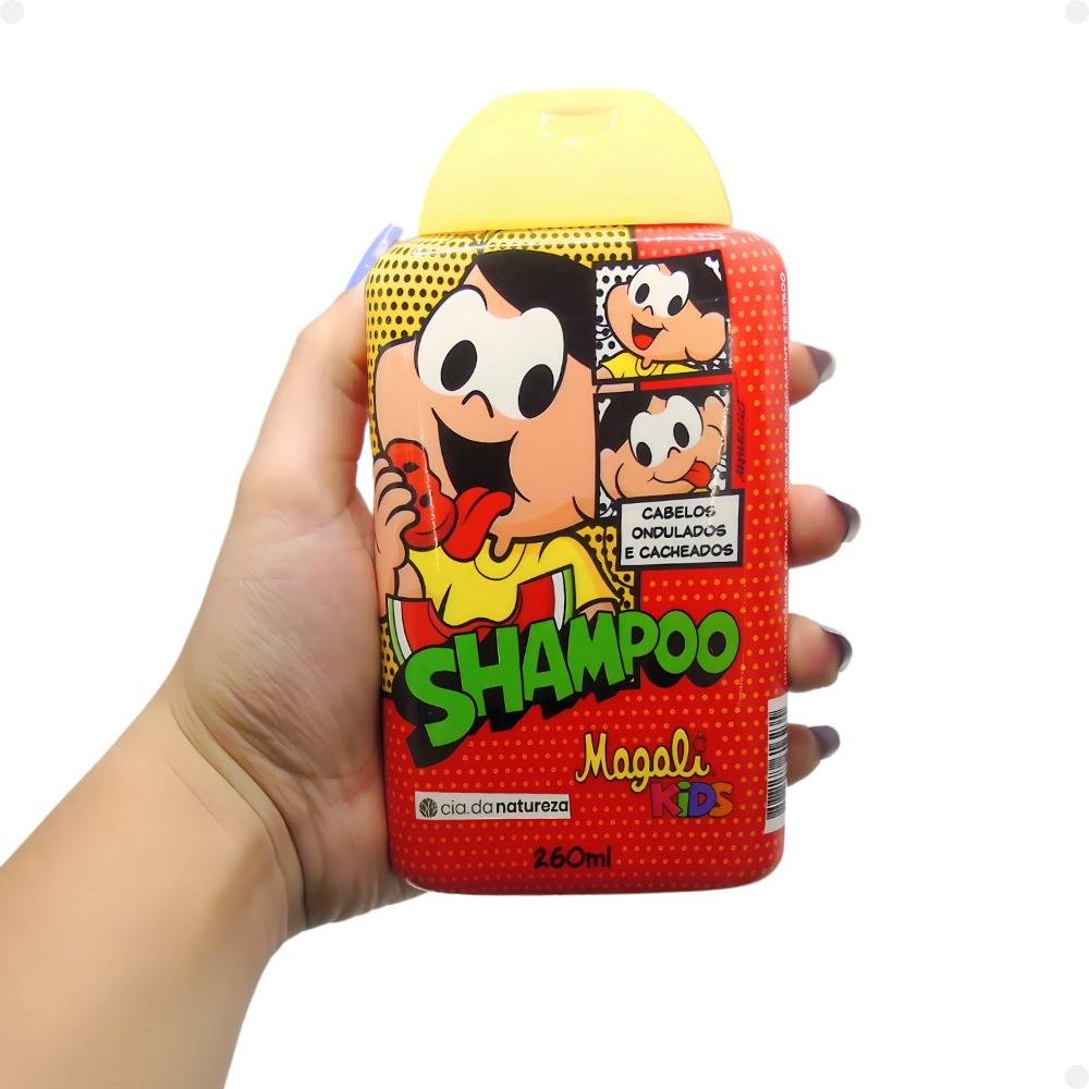 Shampoo Cia da Natureza Magali Kids Cabelos Ondulados e Cacheados 260ml 260ml 5