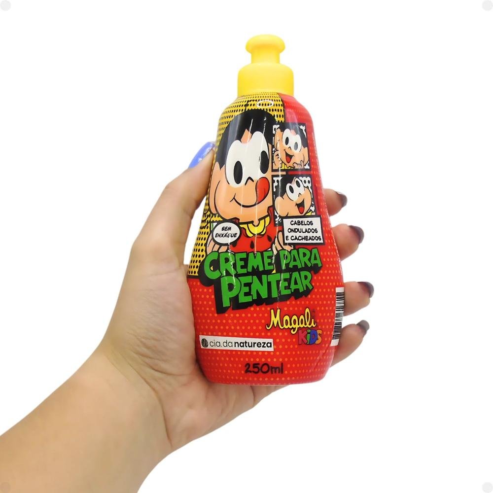 Creme para Pentear Cia da Natureza Magali Kids Cabelos Ondulados e Cacheados 250ml 250ml 5