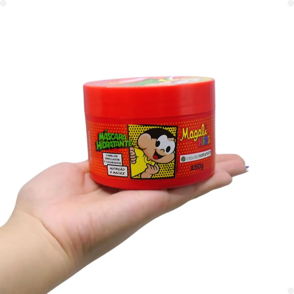 Máscara Hidratante Cia da Natureza Magali Kids Cabelos Ondulados e Cacheados 250g 250g 5