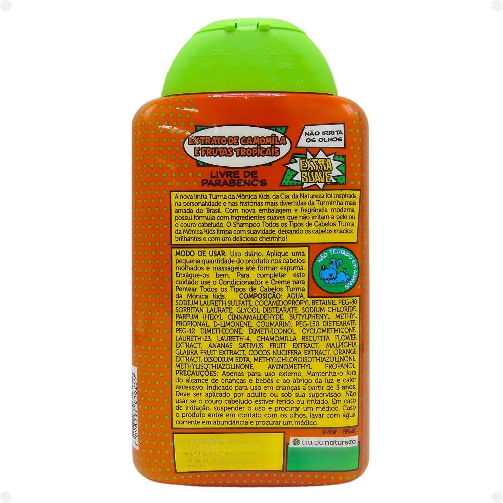 Shampoo Cia da Natureza Turma da Mônica Kids 260ml 260ml 3