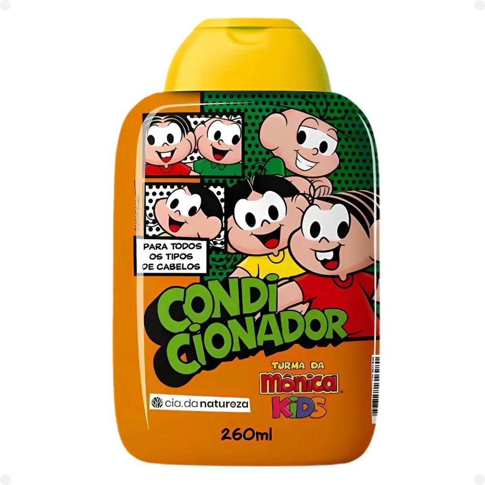 Kit Cia da Natureza Mônica Kids : Shampoo, Condicionador, Creme e Spray ÚNICO 4
