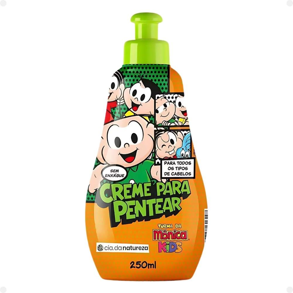 Kit Cia da Natureza Mônica Kids : Shampoo, Condicionador, Creme e Spray ÚNICO 5