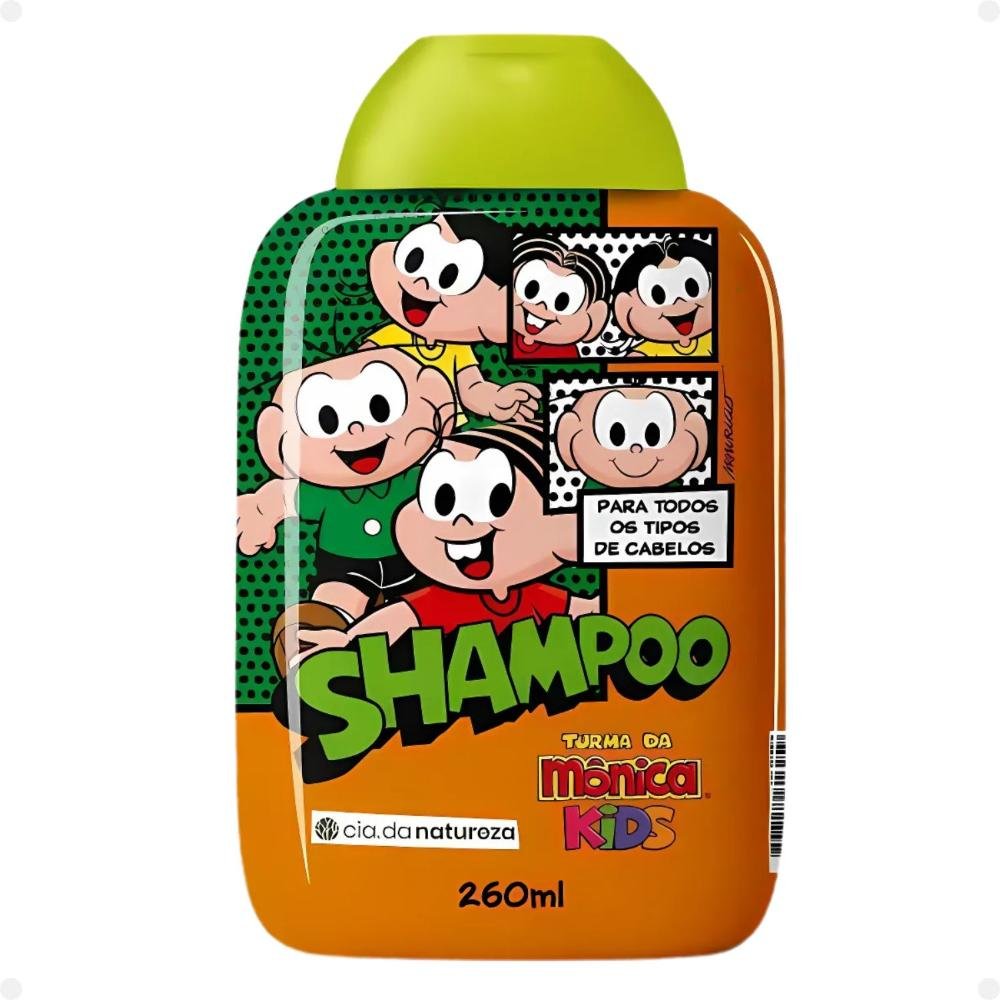 Kit Cia da Natureza Mônica Kids: Shampoo, Condicionador e Creme para Pentear ÚNICO 3