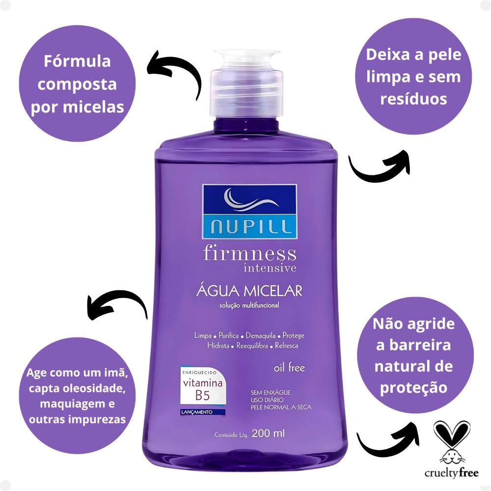 Água Micelar Nupill Firmness Intensive 200ml 200ml 2