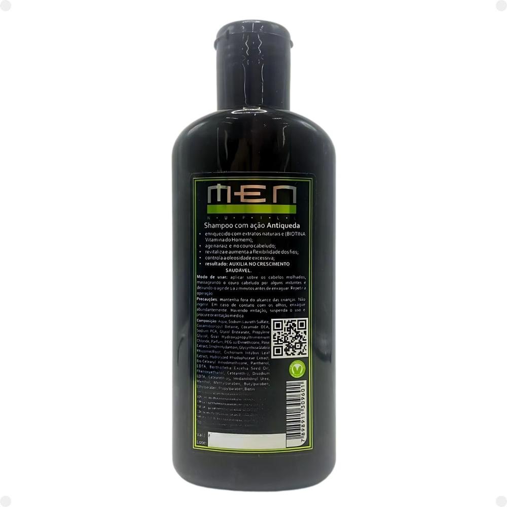 Shampoo Nupill Men Antiqueda 200ml 200ml 3