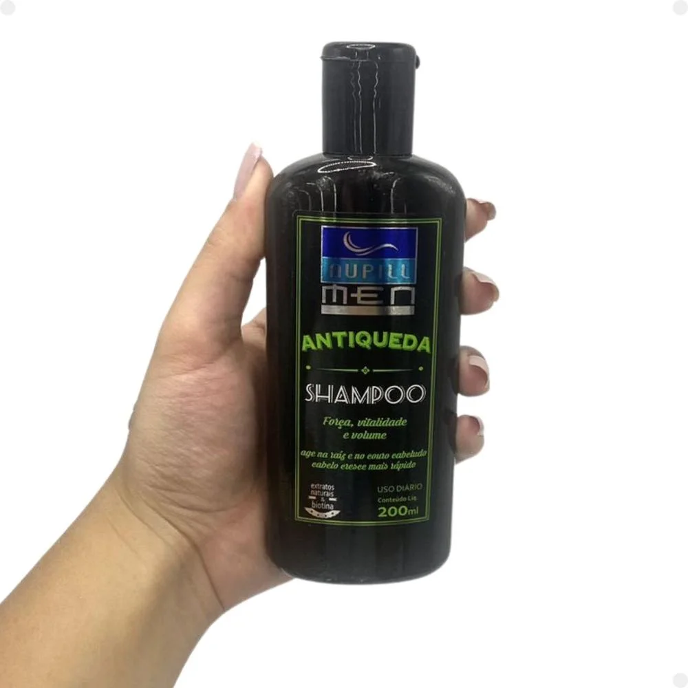 Shampoo Nupill Men Antiqueda 200ml 200ml 4