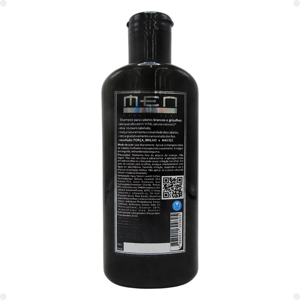 Shampoo Nupill Men Grisalhos 200ml 200ml 3