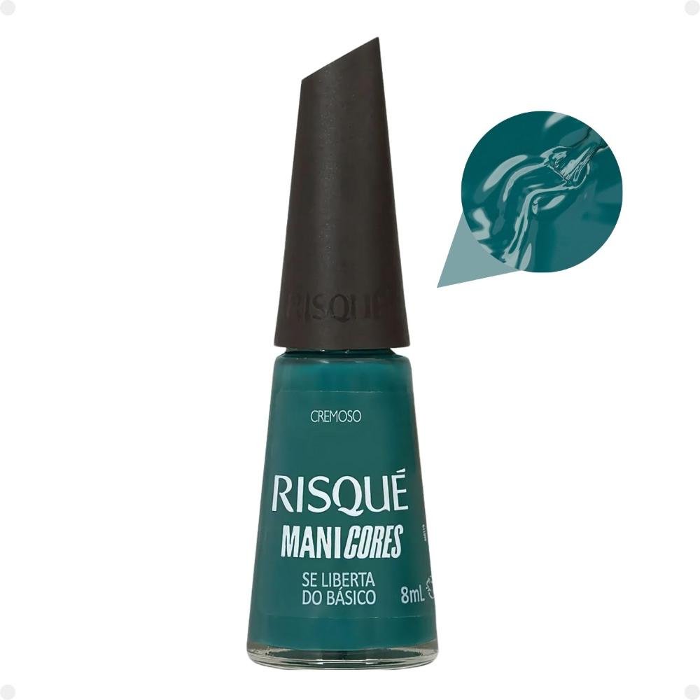 Esmalte Cremoso Risqué ManiCores Se Liberta do Básico 8ml Se Liberta do Básico 4