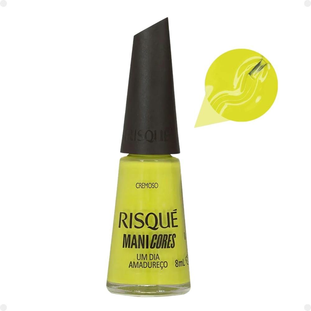 Esmalte Cremoso Risqué ManiCores Um Dia Amadureço 8ml Um dia Amadureço 4