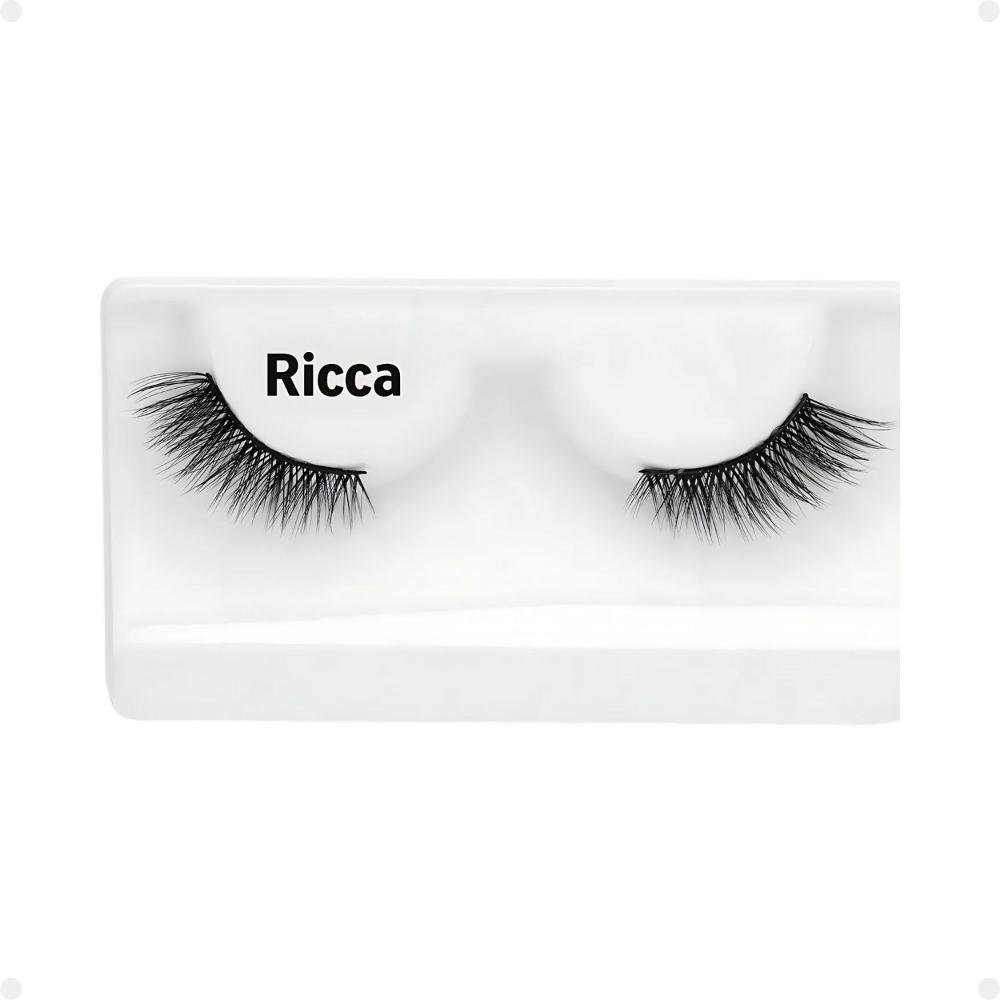 Cílios Postiços Ricca Belliz Fox Eyes Super Fox Vol:3 Médio Cód.2696 ÚNICO 3