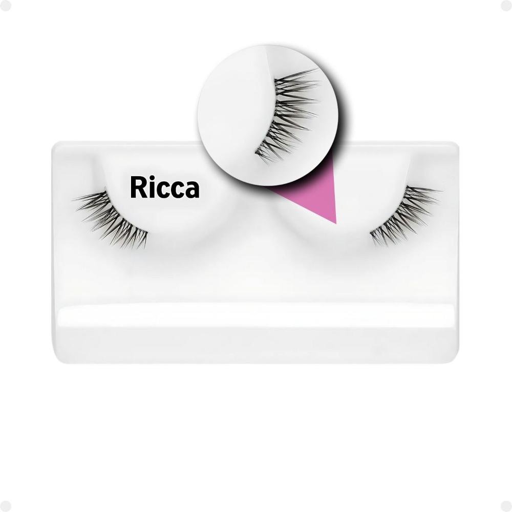 Cílios Postiços Ricca Belliz Cat Eyes Petit Vol:1 Curto Cód.2698 ÚNICO 4