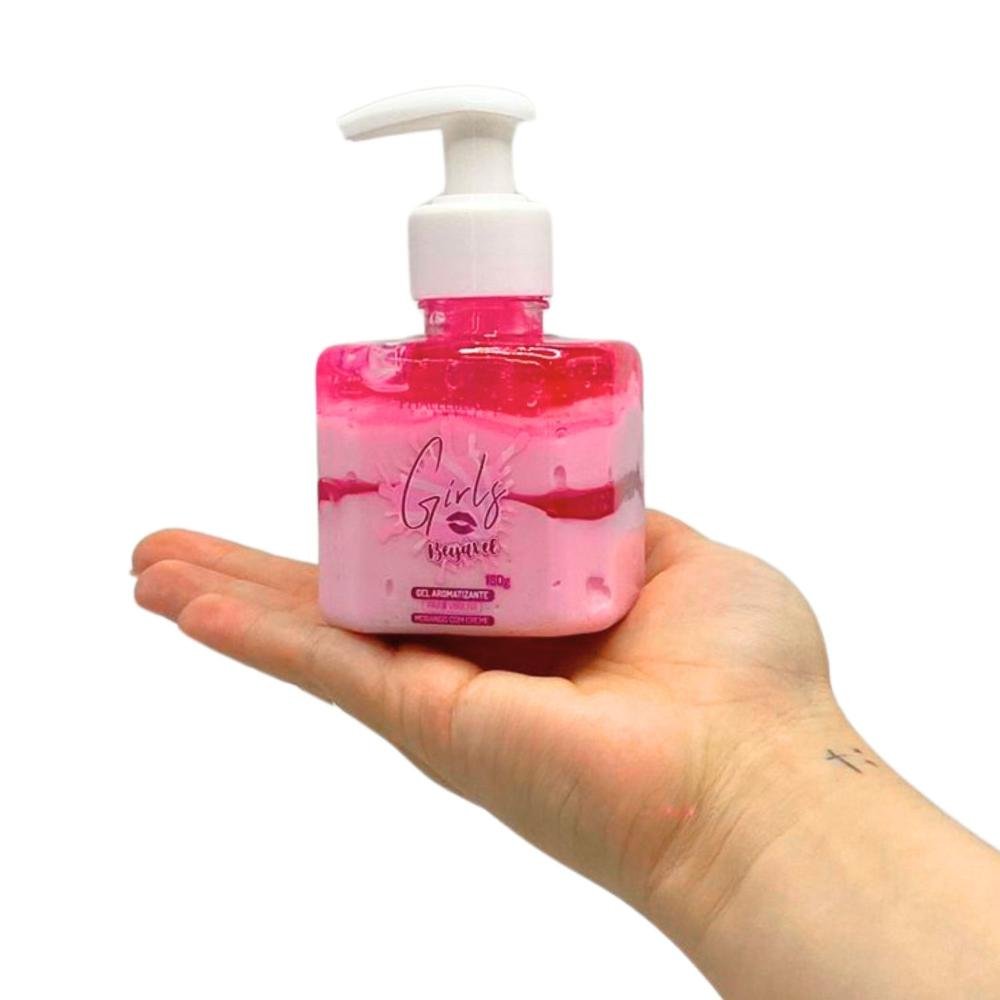Hidratante Phállebeauty Girls Gel Aromatizante Beijável Para Virilha Morango Com Creme 180g 180g 3