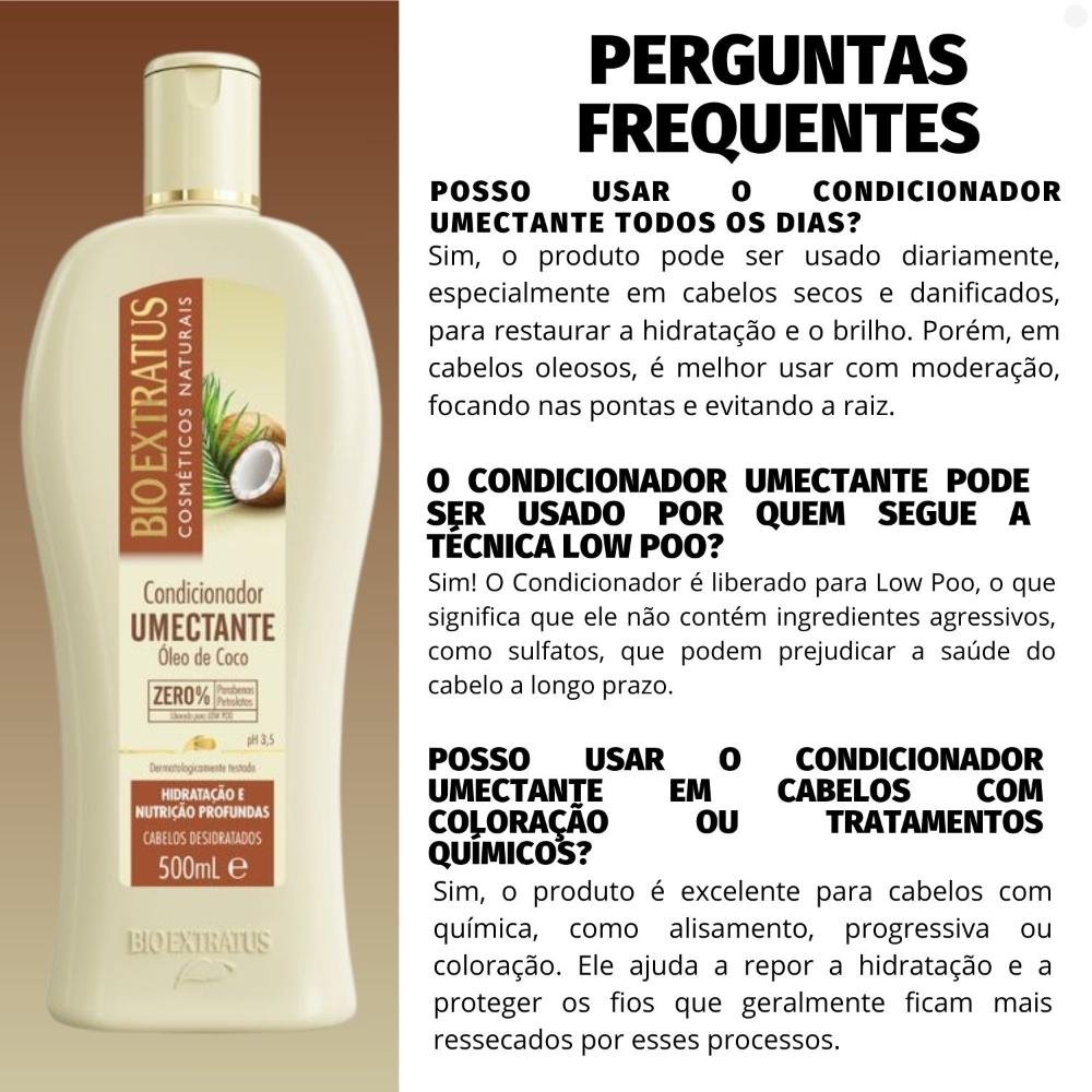 Condicionador Bio Extratus Umectante Óleo de Coco 500ml 500ml 5