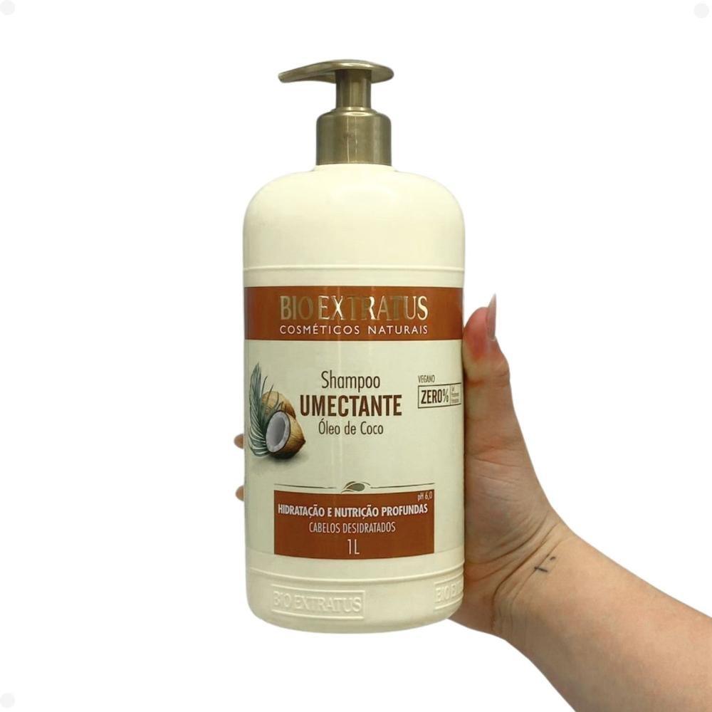 Shampoo Bio Extratus Umectante Óleo de Coco 1L 1L 3