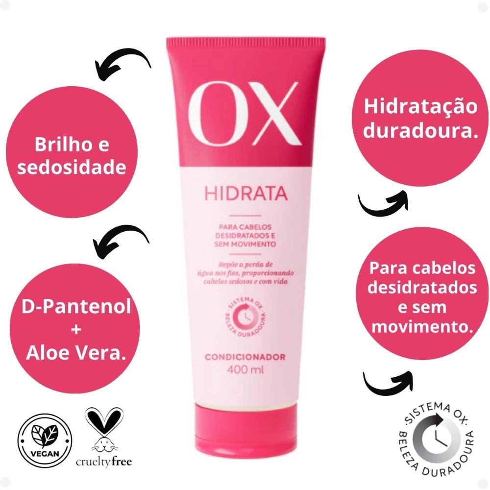 Condicionador Ox Hidrata 400ml 400ml 2
