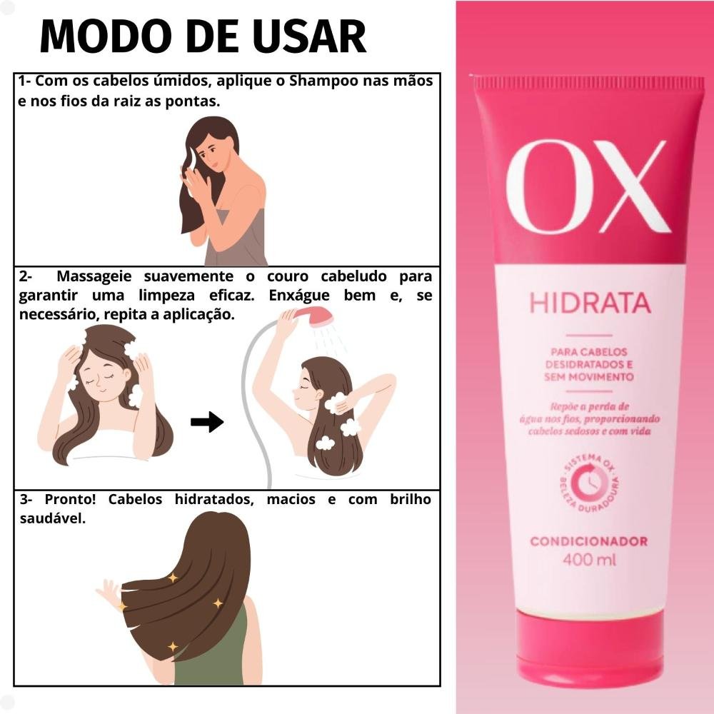 Condicionador Ox Hidrata 400ml 400ml 4
