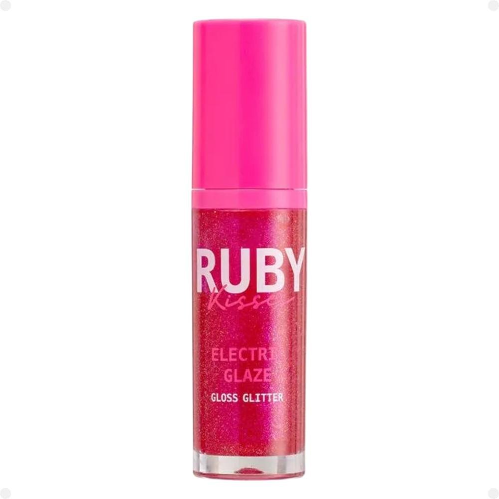 Gloss Glitter Ruby Kisses Electric Glaze 04 Fuchsia Lgg04b 04 Fuchsia 3